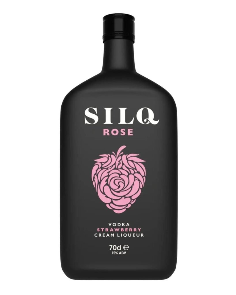 Silq Rose Strawberry Vodka Cream Liqueur 70 cl