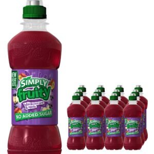 Simply Fruity Blackcurrant & Apple Juice 12 x 330 ml