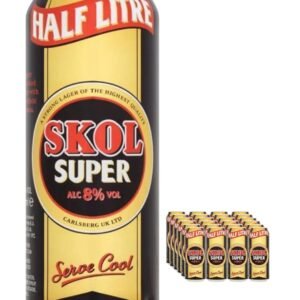 Skol Super Lager Beer 24 x 500 ml