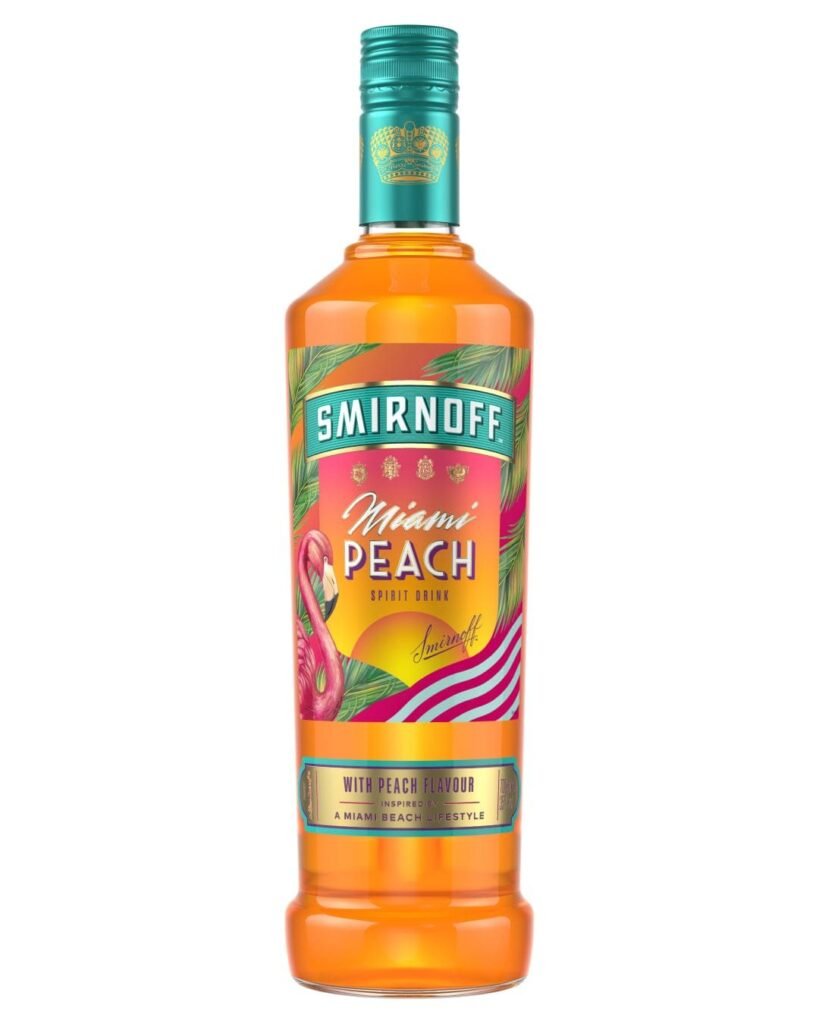 Smirnoff Miami Peach Vodka 70 cl