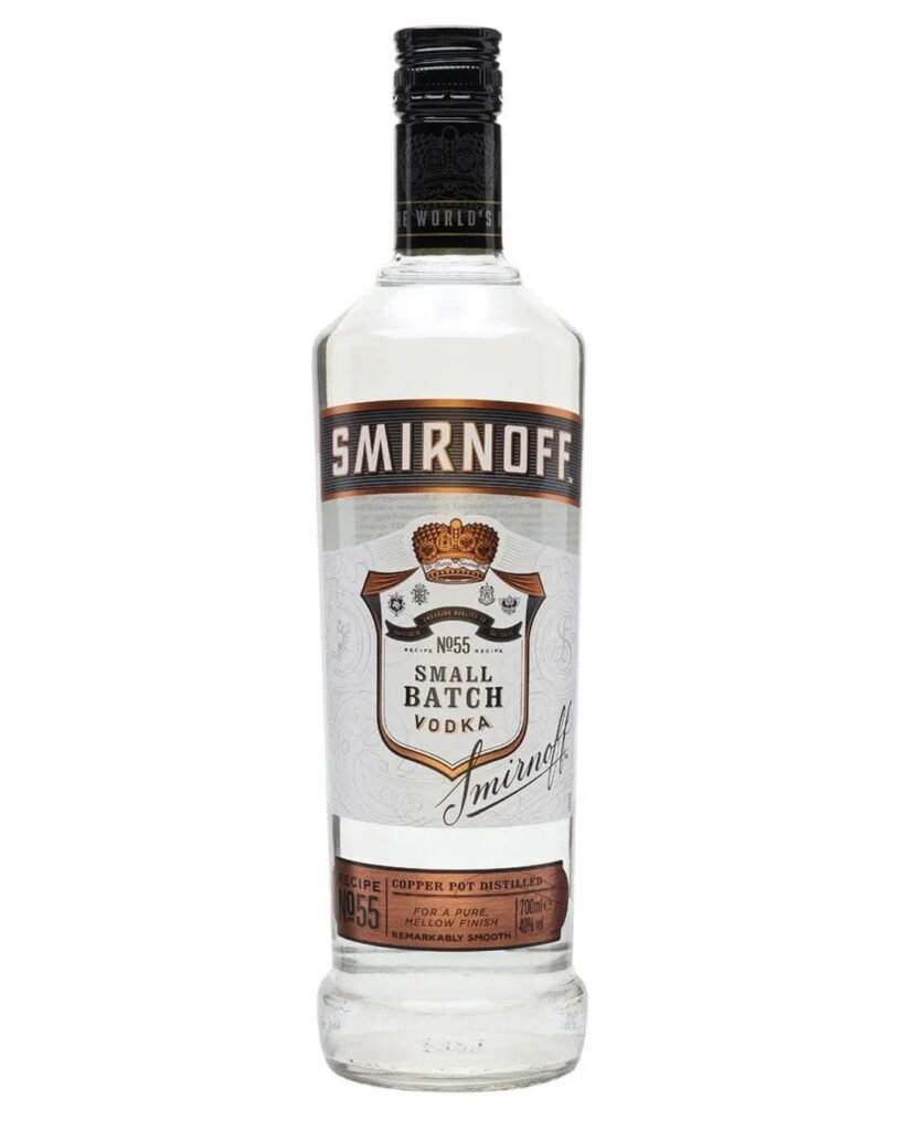 Smirnoff No. 55 Small Batch Black Copper Pot Distilled Vodka 70 cl