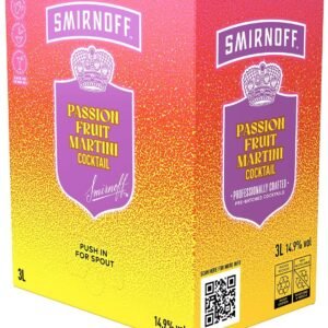 Smirnoff Passion Fruit Martini Premixed Cocktail Bag in Box 3 L