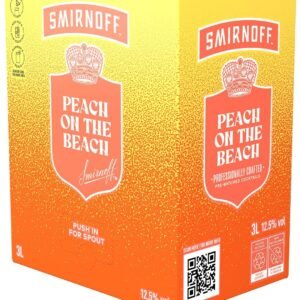 Smirnoff Peach On The Beach Premixed Cocktail Bag in Box 3 L