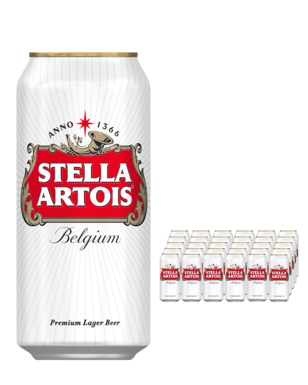 Stella Artois Premium Lager Beer 24 x 440 ml