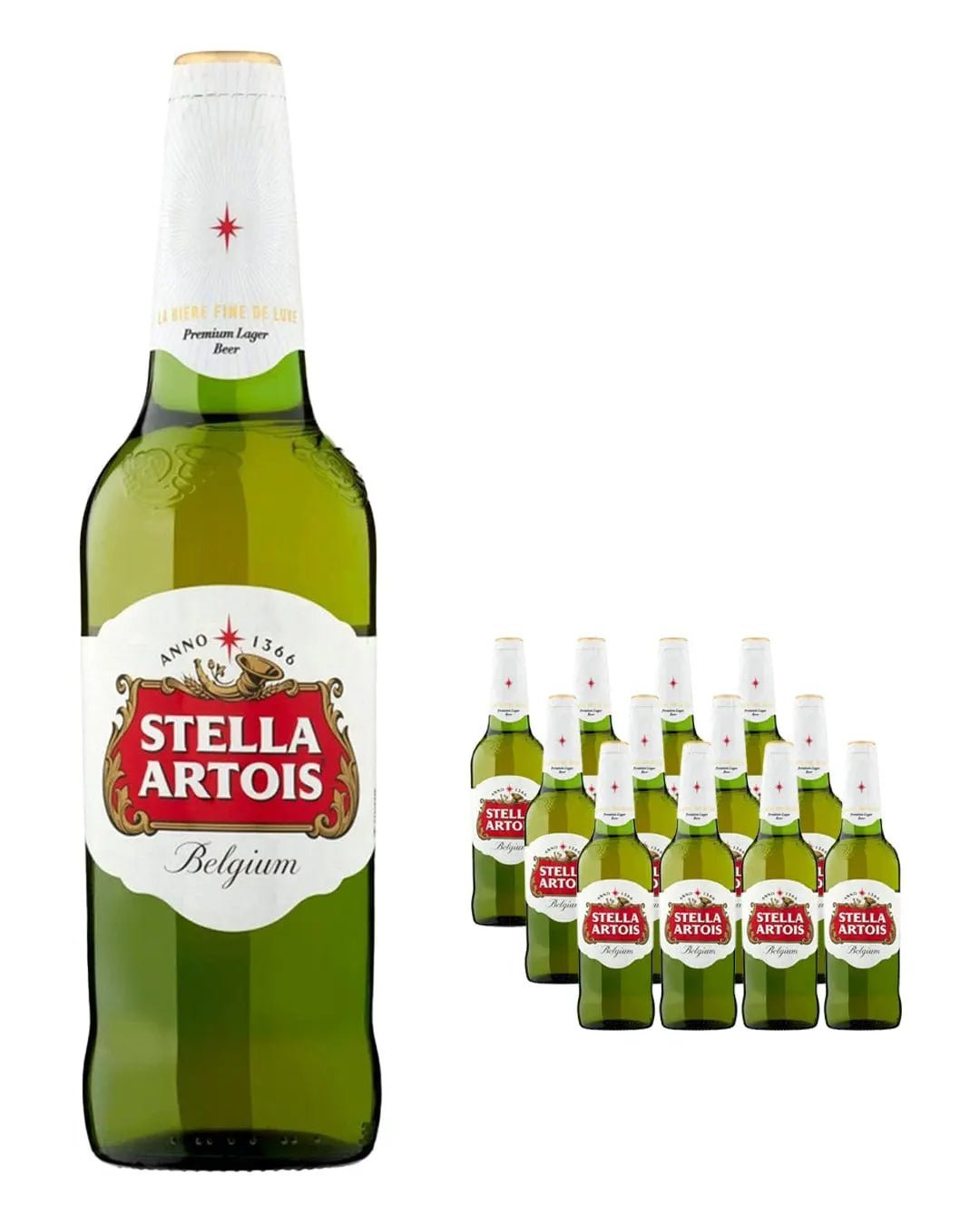 Stella Artois Premium Lager Bottle 12 x 660 ml