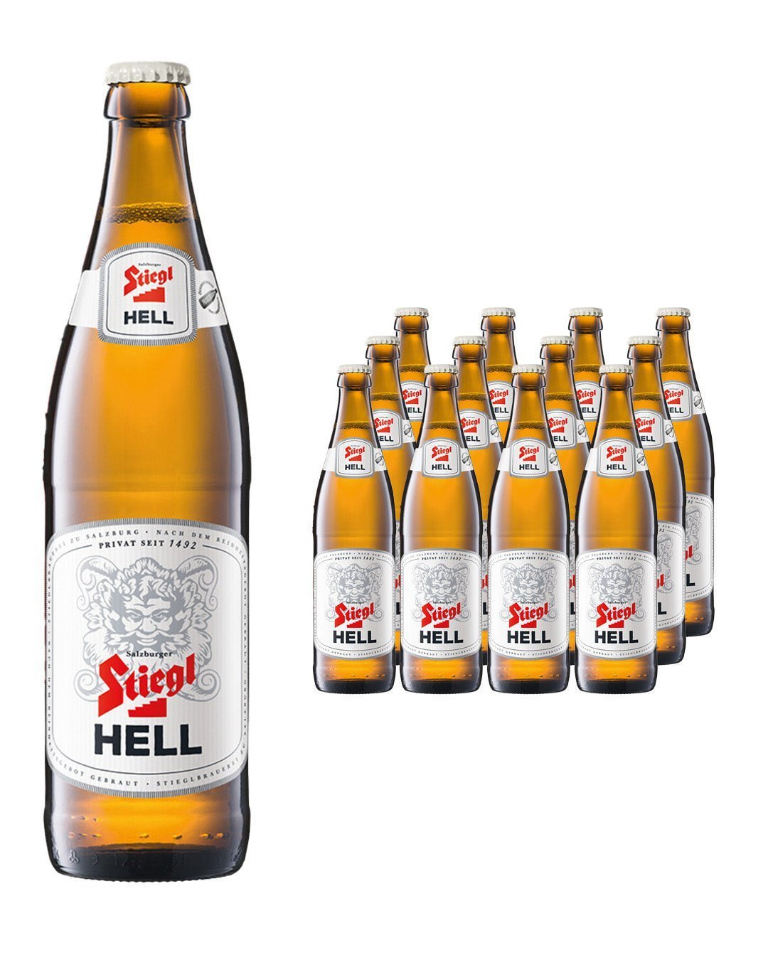Stiegl Hell Lager Pils Bottle 12 x 500ml
