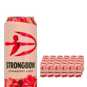 Strongbow Strawberry Cider Cans 24 x 440 ml