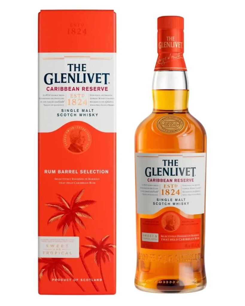 The Glenlivet Caribbean Reserve Single Malt Whisky 70 cl