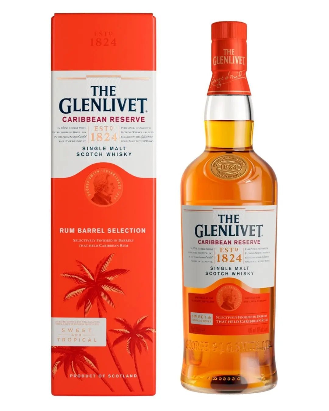 The Glenlivet Caribbean Reserve Single Malt Whisky 70 cl