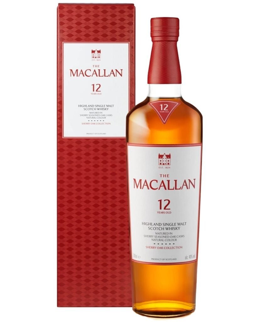 The Macallan 12 Year Old Sherry Oak Whisky 70 cl