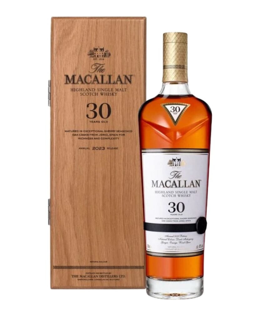 The Macallan 30 Year Old Sherry Oak Single Malt Scotch Whisky (2023 Release) 70 cl