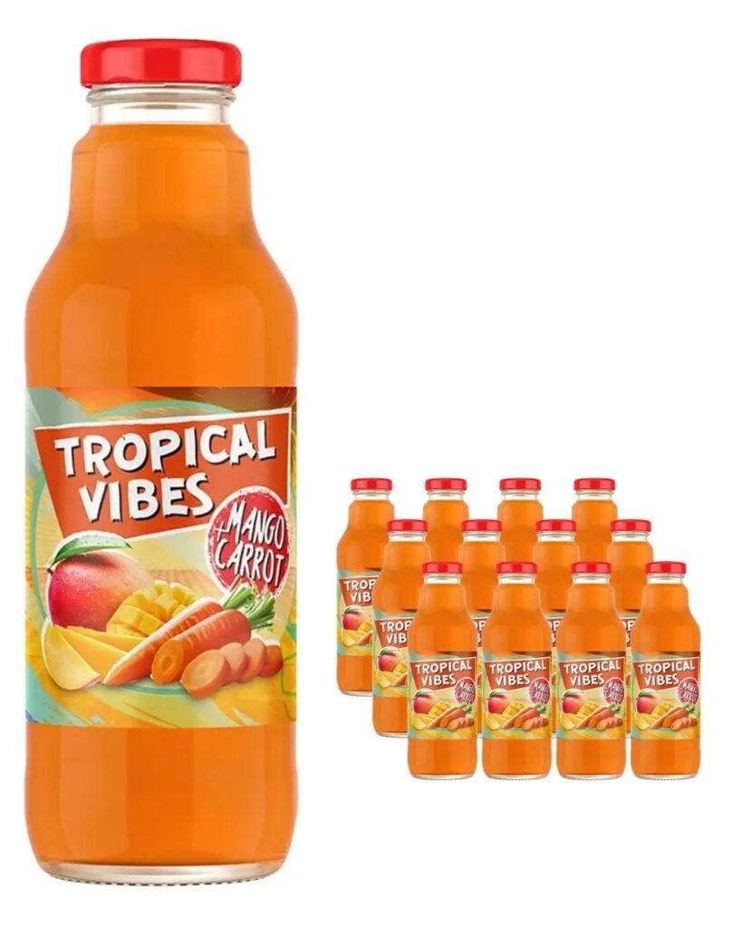 Tropical Vibes Mango Carrot 12 x 532 ml