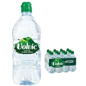 Volvic Still Mineral Water Sports Cap Bottle 12 x 1 L