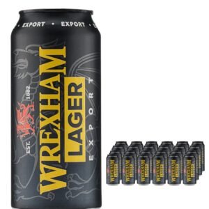 Wrexham Export Lager Beer Can 24 x 440 ml