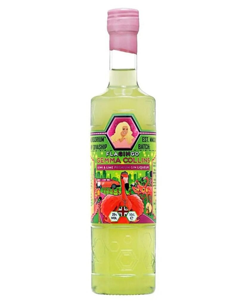 Zymurgorium Gemma Collins Flagingo Kiwi & Lime Gin Liqueur 50 cl
